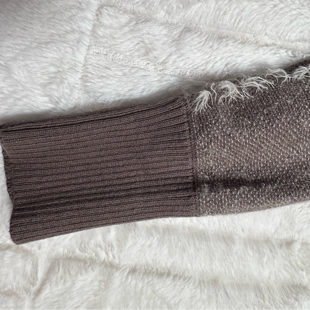 L.A.M.B. Taupe Knit Sweater, size S - Picture 8 of 9